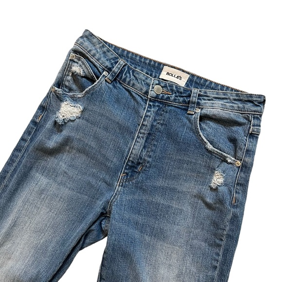 Rolla’s (from Free People) Miller Mid High Rise Slim Jeans, Sz 28 - Picture 9 of 14